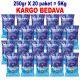 5Kg Sofralık Çankırı Kristal Kaya Tuzu 84 Mineralli 250g X 20 paket 5Kg Sofralık Çankırı Kristal Kaya Tuzu 84 Mineralli 250g X 20 paket