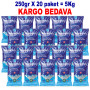 5Kg Sofralık İnce Çankırı Kristal Kaya Tuzu 84 Mineralli 250g X 20 paket