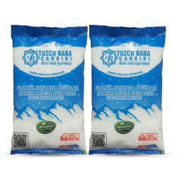 1Kg Granül İri Çankırı Kristal Kaya Tuzu 84 Mineralli 500g X 2 PAKET  sole