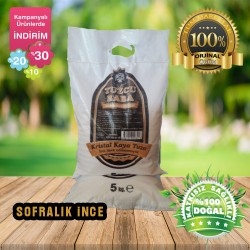 5kg Tek Çuvalda Sofralık ince Çankırı Kristal Kaya Tuzu 84 Mineralli  5kg Tek Çuvalda Sofralık ince Çankırı Kristal Kaya Tuzu 84 Mineralli