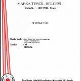 Berrak Tuz Marka Tescil Belgemiz