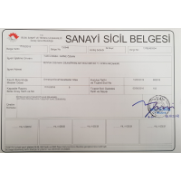 Sanayi Sicil Belgesi