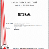 Tuzcu Baba Marka Tescil Belgemiz