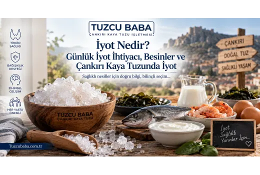 İyot Nedir? Günlük İyot İhtiyacı, Besinler ve Çankırı Kaya Tuzunda İyot