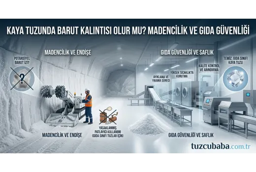 Kaya Tuzunda Barut Kalıntısı Olur mu? Madencilik ve Gıda Güvenliği