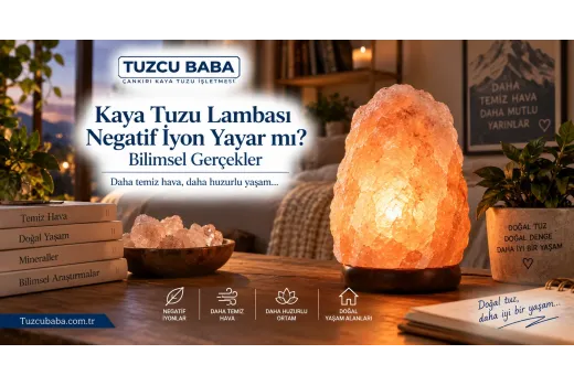Kaya Tuzu Lambası Negatif İyon Yayar mı? Bilimsel Gerçekler