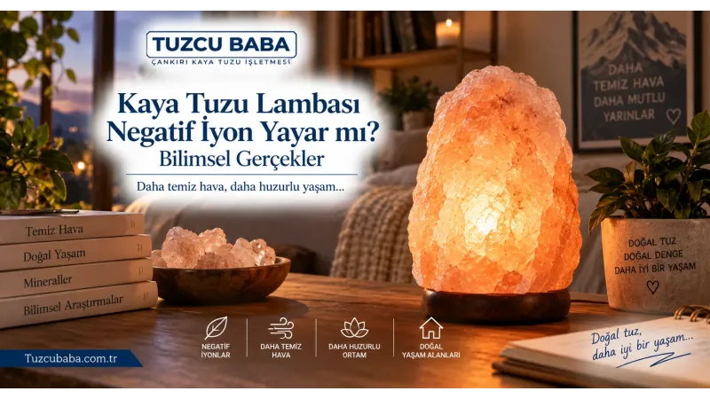 Kaya Tuzu Lambası Negatif İyon Yayar mı? Bilimsel Gerçekler
