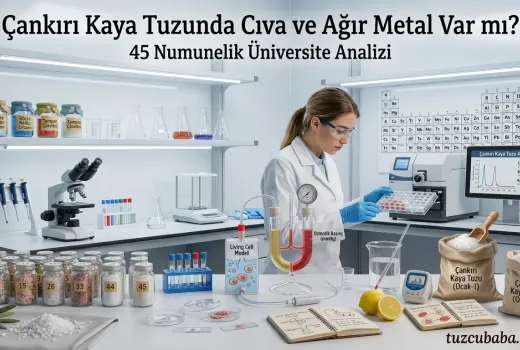Çankırı Kaya Tuzunda Cıva ve Ağır Metal Var mı? 45 Numunelik Üniversite Analizi