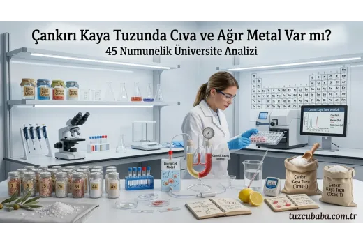 Çankırı Kaya Tuzunda Cıva ve Ağır Metal Var mı? 45 Numunelik Üniversite Analizi