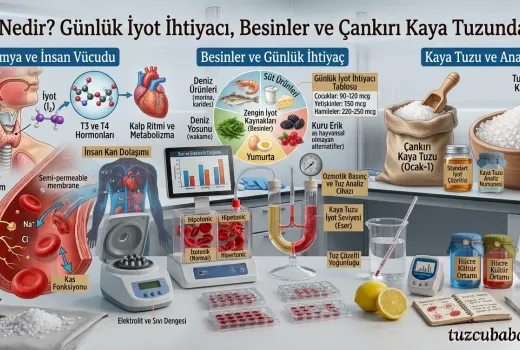 İyot Nedir? Günlük İyot İhtiyacı, Besinler ve Çankırı Kaya Tuzunda İyot