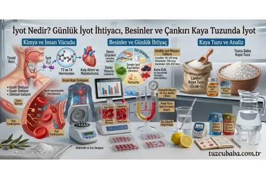 İyot Nedir? Günlük İyot İhtiyacı, Besinler ve Çankırı Kaya Tuzunda İyot
