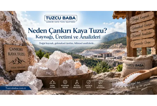 Neden Çankırı Kaya Tuzu? Kaynağı, Üretimi ve Analizleri
