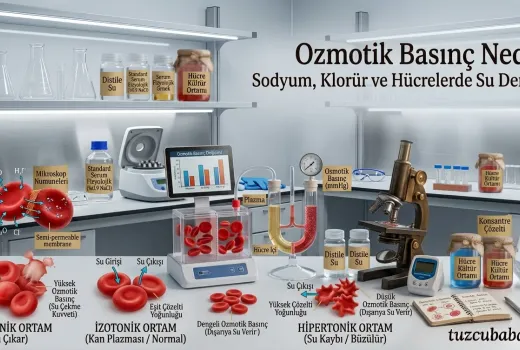 Ozmotik Basınç Nedir? Sodyum, Klorür ve Hücrelerde Su Dengesi