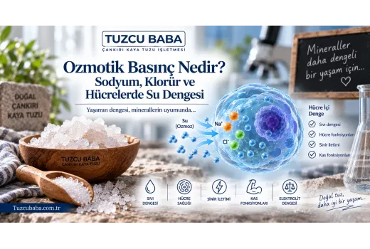Ozmotik Basınç Nedir? Sodyum, Klorür ve Hücrelerde Su Dengesi