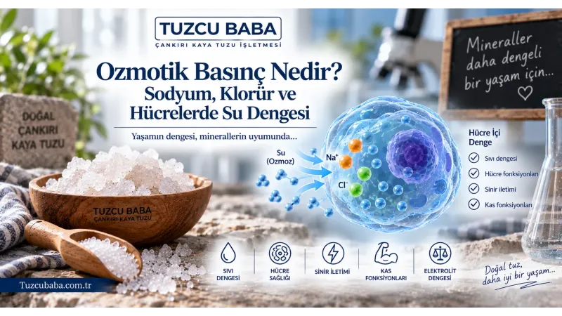 Ozmotik Basınç Nedir? Sodyum, Klorür ve Hücrelerde Su Dengesi