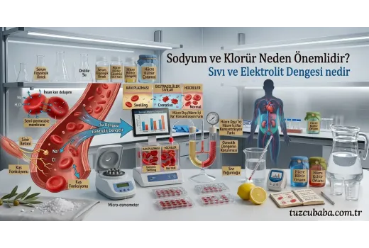 Sodyum ve Klorür Neden Önemlidir? Sıvı ve Elektrolit Dengesi