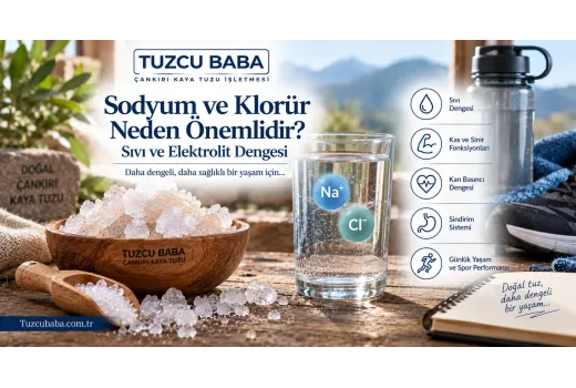 Sodyum ve Klorür Neden Önemlidir? Sıvı ve Elektrolit Dengesi