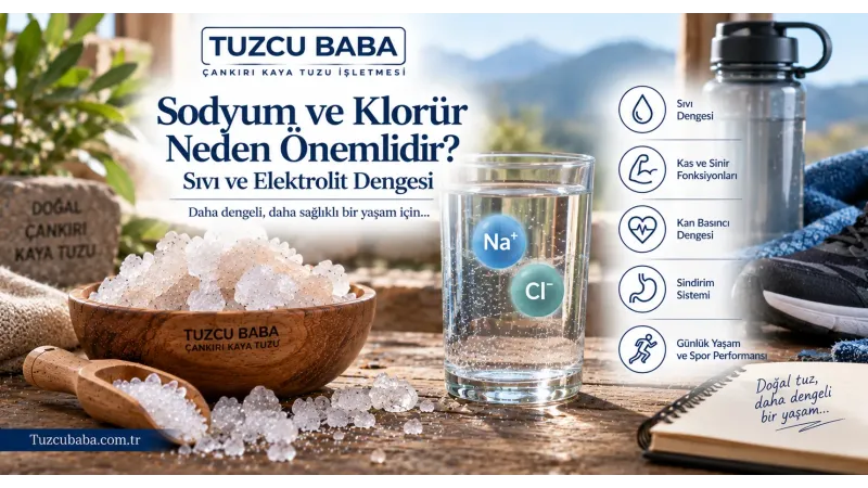 Sodyum ve Klorür Neden Önemlidir? Sıvı ve Elektrolit Dengesi