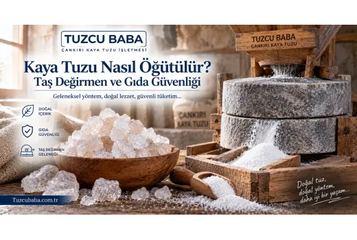 Kaya Tuzu Nasıl Öğütülür? Taş Değirmen ve Gıda Güvenliği