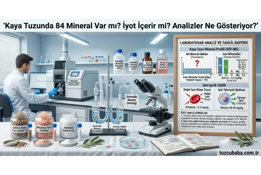 Kaya Tuzunda 84 Mineral Var mı? İyot İçerir mi? Analizler Ne Gösteriyor?