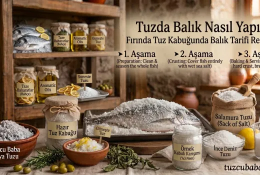Tuzda Balık Nasıl Yapılır? Fırında Tuz Kabuğunda Balık Tarifi