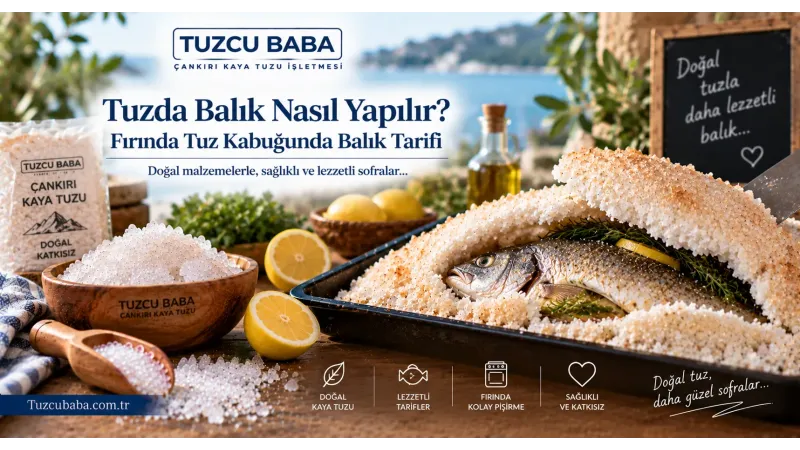 Tuzda Balık Nasıl Yapılır? Fırında Tuz Kabuğunda Balık Tarifi