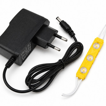 YEDEK ADAPTÖR VE LED MODÜL 12V TUZ LAMBASI İÇİN