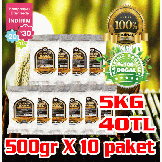 5kg GRANÜL Çankırı Kristal Kaya Tuzu 84 Mineralli 500GR X 10 PAKET 5kg GRANÜL Çankırı Kristal Kaya Tuzu 84 Mineralli 500GR X 10 PAKET