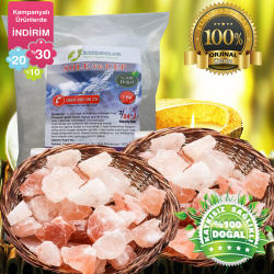 1Kg Pembe Sole ve cep için Himalaya Tuzu  84 mineralli 1Kg Pembe Sole ve cep için Himalaya Tuzu  84 mineralli
