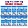 5 kg Granül İri Çankırı Kaya Tuzu | 10 × 500 g