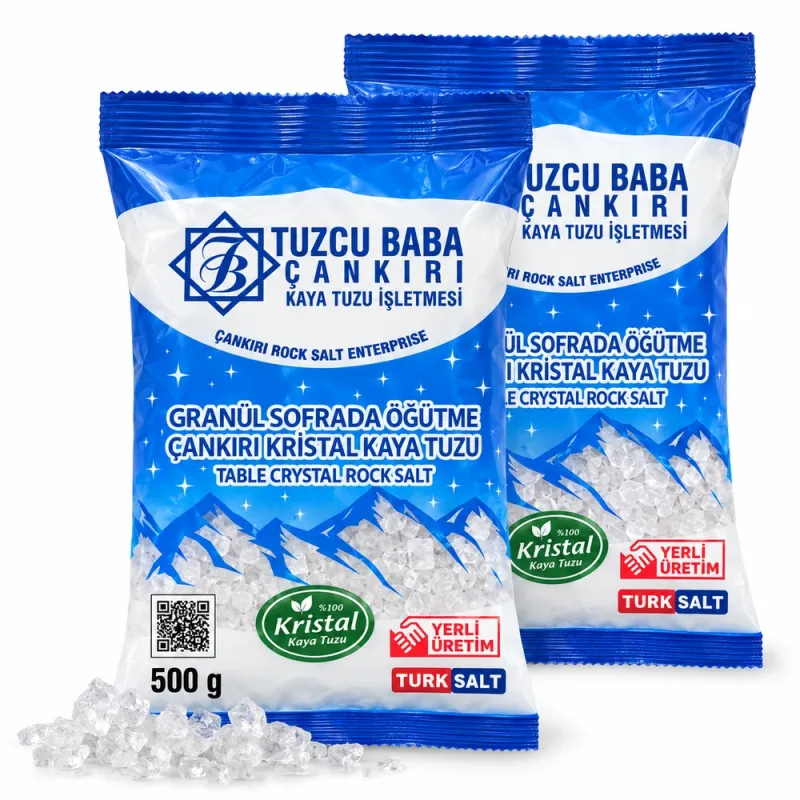 Granül Çankırı Kaya Tuzu 1 kg Granül Çankırı Kaya Tuzu 1 kg