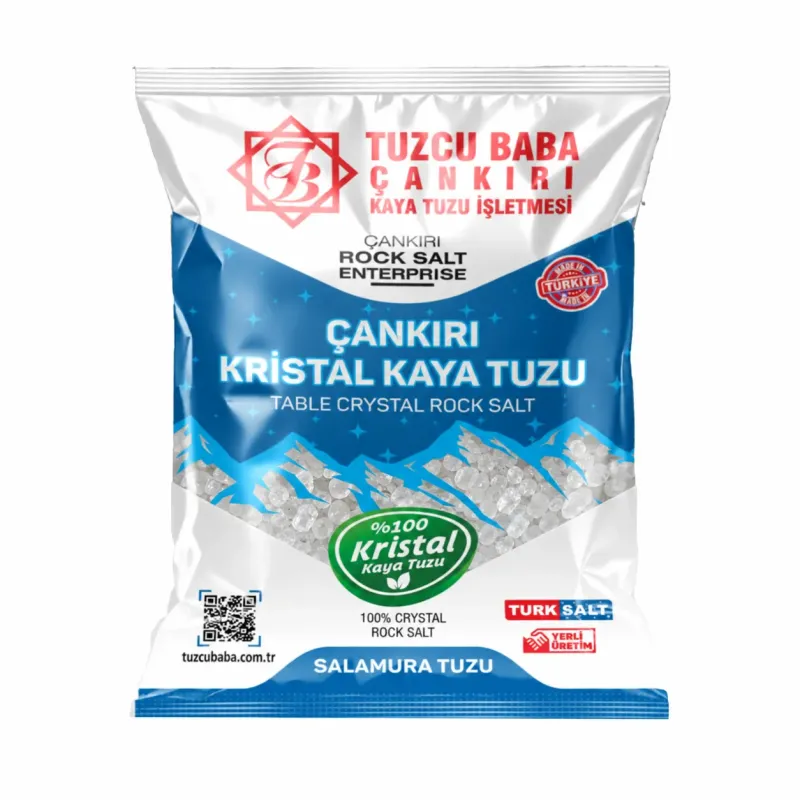 3 kg Granül İri Çankırı Kaya Tuzu | Sofrada Öğütme