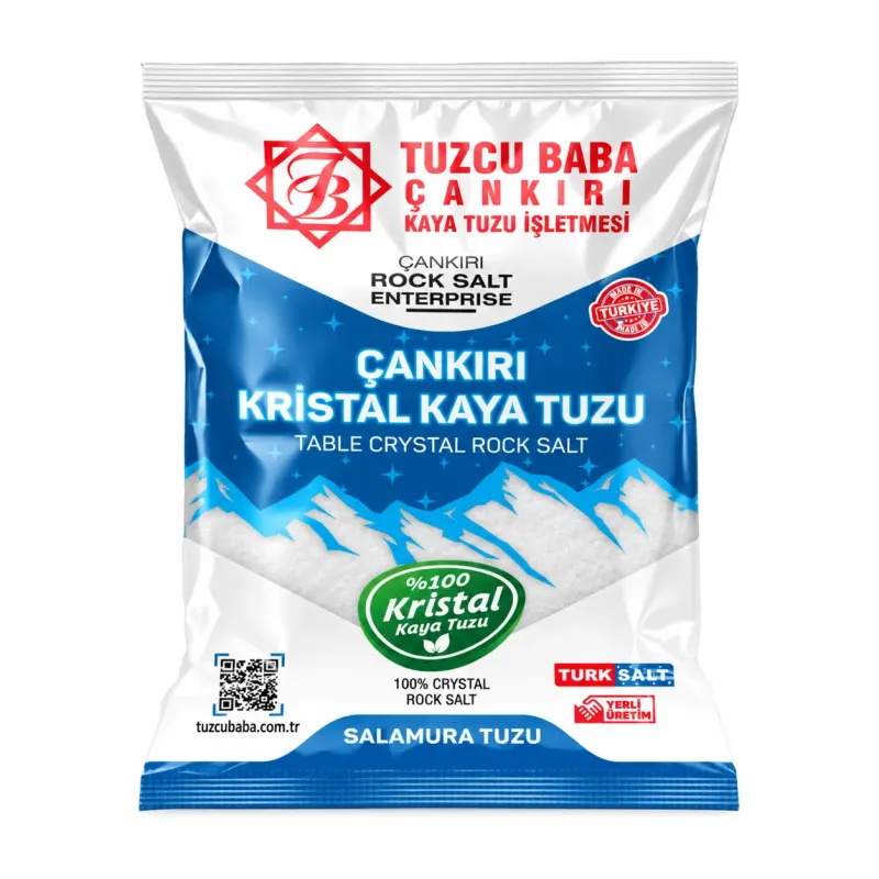 3 kg Sofralık İnce Çankırı Kaya Tuzu | Tek Paket
