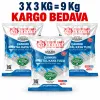 9 kg Granül İri Çankırı Kaya Tuzu | 3 × 3 kg