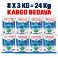 24 kg Granül İri Çankırı Kaya Tuzu | 8 × 3 kg ürün görseli 24 kg Granül İri Çankırı Kaya Tuzu | 8 × 3 kg