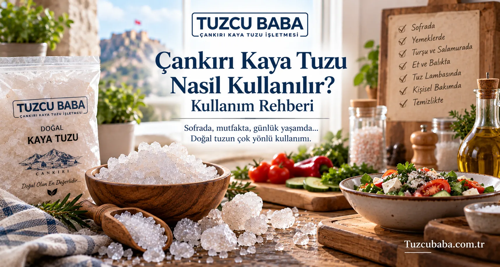 Çankırı Kaya Tuzu Nasıl Kullanılır? Kullanım Rehberi