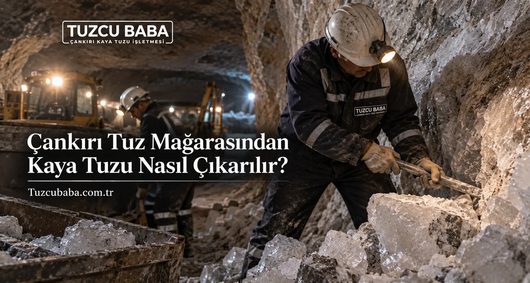 Çankırı Tuz Mağarasından Kaya Tuzu Nasıl Çıkarılır?