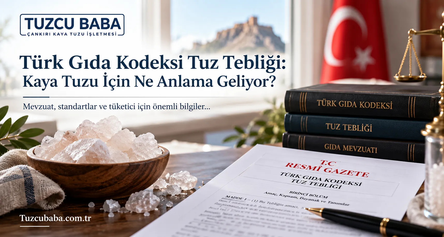 Türk Gıda Kodeksi Tuz Tebliği: Kaya Tuzu İçin Ne Anlama Geliyor?